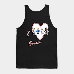 I Heart Saw Tank Top